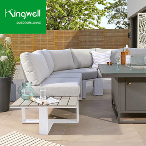 <strong>All</strong> Weather Outside Patio <strong>Set</strong> Wholesale Aluminum <strong>Sofa</strong> Chair Outdoor Furniture L <strong>Shaped</strong> <strong>Sofa</strong> <strong>Set</strong> - Product Image 2