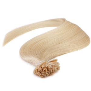 Extensions de cheveux de luxe à pointe en U avec kératine, 100 % cheveux humains vierges Remy européens, double épaisseur, pré-collées, pointe en forme de clou, plusieurs couleurs - Product Image 2
