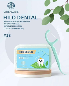 Hilo Dental Dental Flossers 80 Pcs Bamboo Charcoal Activated Carbon Oral Care - Product Image 3