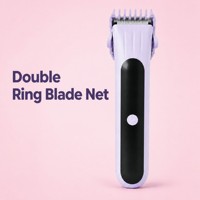 Tondeuse rechargeable pour zones intimes féminines, format voyage compact, pour des soins de qualité salon à domicile, gadget de soins personnels
