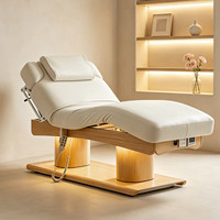 Elektrische Edelstahl-SPA-Massageliege mit Konstanttemperatur-Heizung, Vollständig Höhenverstellbar, für Beauty, Gesichtsbehandlungen, Hotel, Fitness, Schlafzimmer