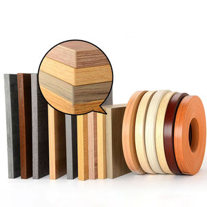 Cinta de Borde de PVC con Diseño de Grano de Madera Blanca de 0.4-3mm, Colores Sólidos, Banda de Borde de PVC con Melamina y Grano de Madera, <span class=keywords><strong>Precio</strong></span> para Muebles/Puertas/MDF - Product Image 1