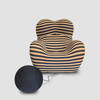 Reposapiés de bola redonda práctico estilo INS, sofá de ocio con forma creativa, muebles para el hogar, sofá con bolsa de frijol importado de Suiza