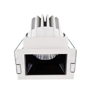 Led vuông trần downlight COB 10W 20W 30W đôi đầu Modular chiếu sáng lõm Led thương mại trong nhà lót Downlight