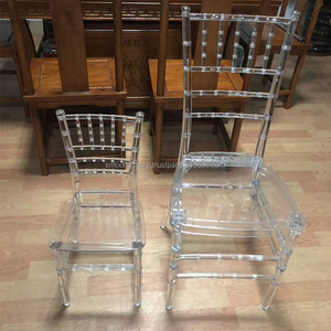 เก้าอี้ปาร์ตี้ทิฟฟานี่ทำจากเรซินใสทนทานซ้อนได้เก้าอี้อะคริลิคสำหรับเด็ก - Product Image 2
