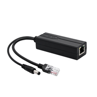 Divisor Poe de 10/100M, Voltaje de Entrada DC44-57V, Conector DC, Transmisión de Internet 1/2, 3/6 IEEE802.3af/at