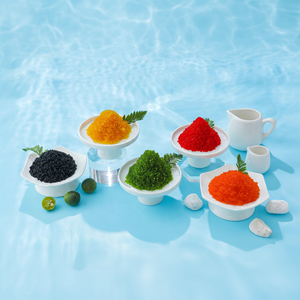 Huevas de Pez Volador Congeladas de <span class=keywords><strong>Perú</strong></span> de Alta Calidad, Colores Vibrantes y Textura Crujiente para una Presentación Premium de Sushi - Product Image 1