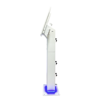Kiosque personnalisable KIO2151 avec imprimante de reçus intégrée, écran 21,5 pouces, terminal de point de vente, design moderne élégant, refroidissement sans ventilateur