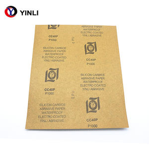 Papel de lija abrasivo de <span class=keywords><strong>esmeril</strong></span> artesanal impermeable de carburo de silicio de alta eficiencia - Product Image 4