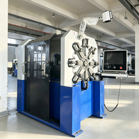 Machine à bobiner les ressorts CNC ChuangYuan 12 axes 1225, conception rotative sans came, diamètre de fil 0,4-2,5 mm, moteur haute vitesse