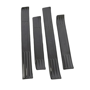 WZXD New Arrival Car <b>Door</b> Sill Guards Stainless Steel <b>Door</b> Sill <b>Plate</b> Black Silver for 2023 - Product Image 5