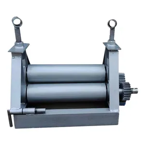 Small Metal Sheet Rolling Bender, 3 Roll Bending Former Machine for Aluminum and Iron Plate Tube