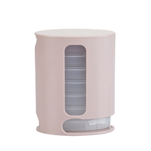 Cute 7 Day Pill Box Case with Unique Spring Assisted Open Design for Travel Storage Box