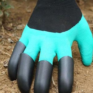 Gardening <b>Gloves</b> With Claws Waterproof <b>Latex</b> Coated Right Handed For Digging Weeding Planting - Product Image 1