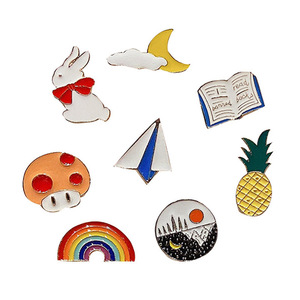 2025 femmes plaqué or Animal thème broche <span class=keywords><strong>mignon</strong></span> <span class=keywords><strong>dessin</strong></span> animé métal Badge broche bijoux Yiwu accessoires en gros pour enfants sacs - Product Image 5