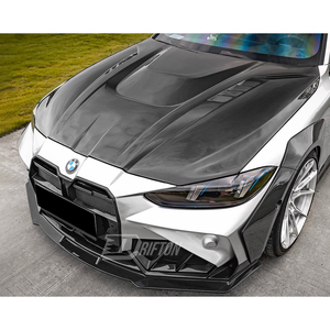 Nouveau capot moteur en fibre de carbone style CMST V3 pour G80 G81 M3 G82 G83 M4, noir, protection UV, adaptable - Product Image 3