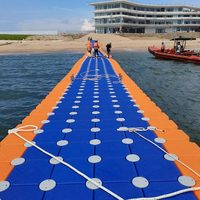 Vente chaude Sports nautiques en plein air Installation facile Force portante Forte Bateau flottant Quai Lac Quai