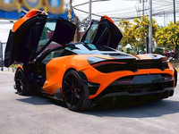Kit de carrosserie en fibre de carbone léger pour McLaren 720S, style R, avec pare-chocs arrière, adapté à la modification et à la mise à niveau