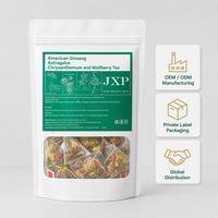Tisane aux Herbes Ginseng, Astragale, Chrysanthème et Goji pour la Vision et l'Immunité Yuzetang 5g*20 20 Sachets Durée de Conservation 18 Mois