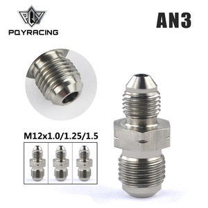 Conector de Freno de Acero Inoxidable AN3 M12, Rosca Doble 3/8x24 UNF, Junta Rotatoria para Actualización y Reequipamiento - Product Image 5