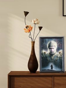 Đen huyền thoại Wukong nghệ thuật in -- trang trí tường anh hùng thần thoại Trung Quốc - Product Image 4