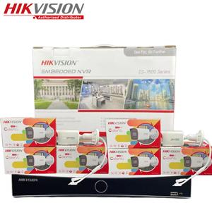 <span class=keywords><strong>Kit</strong></span> de système de sécurité Hikvision DS-2CD1047G2H-LIU DS-7608NXI-K1/8P Caméra IP Bullet 4MP ColorVu 8CH PoE NVR AcuSense Vidéo CCTV - Product Image 1