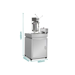 Machine à churros automatique professionnelle au gaz avec friteuse et remplisseur pour la préparation de churros - Product Image 6