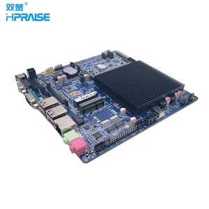 เมนบอร์ด Mini ITX ขนาด12V สำหรับใช้ในอุตสาหกรรมเมนบอร์ดเมนบอร์ดเมนบอร์ด VGA EDP LVDS บาง J1800 - Product Image 2