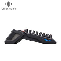 GAX-TDS6 Mixeur audio professionnel 6 canaux avec lecteur MP3 Bluetooth, 99 effets DSP, enregistrement USB et égaliseur 7 bandes