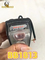 Mini Systèmes d'Éclairage de Conduite, Lentille Double Couleur Blanc Jaune, Projecteur LED, Phare Antibrouillard, Ampoule pour Vélo, Moto