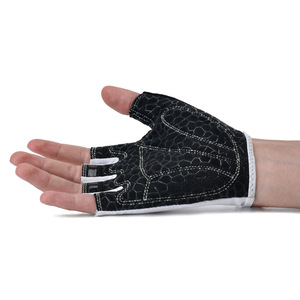 Gants de vélo de montagne Boton Road noirs, demi-doigts, respirants, pour hommes, femmes, adultes, unisexes, été, fitness, exercice - Product Image 3