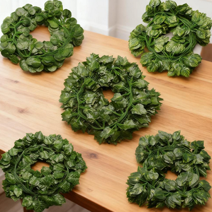 Feuilles en plastique fleur <span class=keywords><strong>ameublement</strong></span> décoratif Evergreen ménage articles divers - Product Image 4