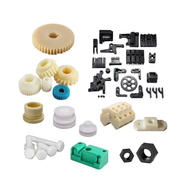 OEM custom precision CNC plastic injection molding manufacturer nylon abs rubber injection molded service plastic parts