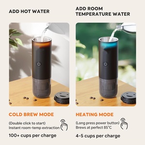 Petits appareils électroménagers de cuisine de couleur verte, <span class=keywords><strong>cafetière</strong></span> USB pour cadeaux d'affaires, personnalisation du logo, machine à café d'extérieur - Product Image 4