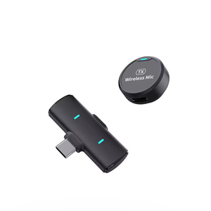 Micrófono Inalámbrico Circular Portátil M1 para Grabación de <span class=keywords><strong>Video</strong></span>, Tipo Lavalier, Conector Magnético Tipo C, Cancelación de Ruido para Teléfonos Celulares - Product Image 5