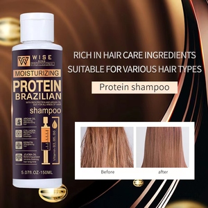 Wiseking Brazilian Protein <strong>Shampoo</strong> 150ml Contain Argan Oil <strong>with</strong> Collagen Deep Repairing Anti-Breakage <strong>Moisturizing</strong> Hair <strong>Shampoo</strong> - Product Image 5