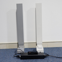 Kit de colonne de levage télescopique intelligente 24VDC 800N à 3 étages, levage rapide 40mm/s avec boîtier de commande et télécommande pour pied de bureau assis-debout
