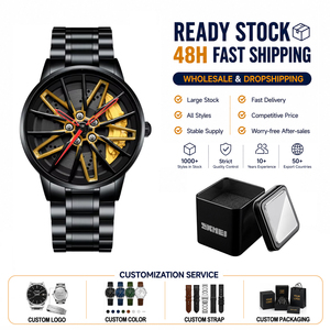 Nuevo Diseño de Reloj de Lujo para Hombre con Correa de Acero Inoxidable, Estilo Moderno, Resistente al Agua, Variedad de Colores Disponibles - Product Image 1
