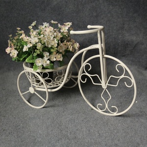 tagère à Fleur en Métal <span class=keywords><strong>Porte</strong></span> Pots <span class=keywords><strong>Plante</strong></span> Fleurs Form <span class=keywords><strong>Vélo</strong></span> Affichage Support de Pot de Fleurs Présentoire des plantes Décoration - Product Image 3