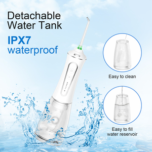 Serbatoio dell'acqua 300ML senza fili denti trasparenti IPX7 grado impermeabile acqua Flosser dispositivo dentale getto irrigatore orale - Product Image 3