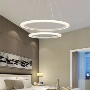 Ilumine o seu espaço: lustre LED elegante para salas modernas de estar e jantar