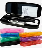 Kit de soins orthodontiques personnalisé 8 pièces avec caméra intra-orale, minuteur, cire dentaire, fil dentaire, et kit de voyage