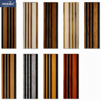 Panneaux muraux cannelés en PS multicolores de haute qualité, imperméables, décoratifs, en polystyrène, pour revêtement intérieur