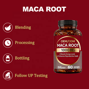 <span class=keywords><strong>Maca</strong></span> Wortel Softgels 1000mg - Verhoogt Energie Niveaus & Verbeterd de Reproductieve Gezondheid, Snelle Werking - 60 Softgels OEM/ODM - Product Image 2