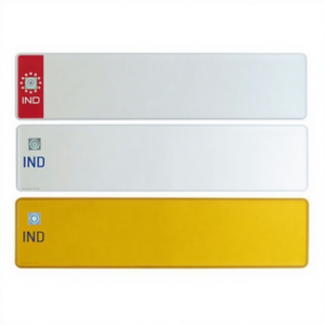 Placa de Matrícula Europea de Aluminio con Relieve - Product Image 2