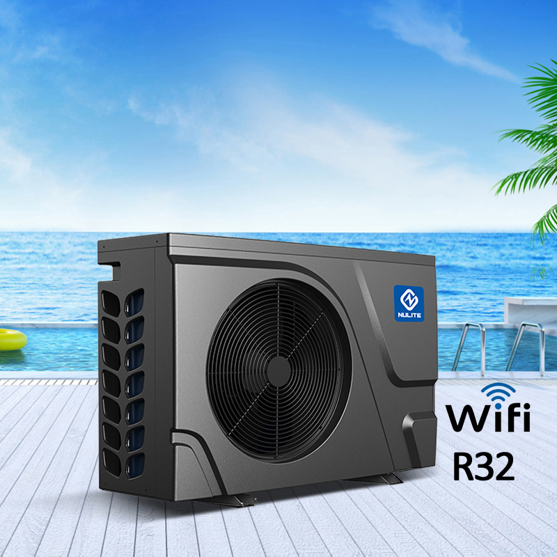 Wärmepumpe Hersteller R32 Mini DC Inverter Wärmepumpe Schwimmbad Wasser Heizung Solar Pool Heizung