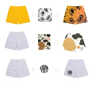 Pantalones cortos de verano para hombre, ropa de playa con logotipo personalizado, venta al por mayor