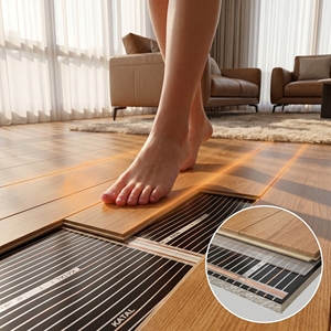 80cm Modern Design Smart Home Infrared Heating Sheet China Supplier <b>Wireless</b> Temperature <b>Thermostat</b> Under Floor Heating Foor The - Product Image 5