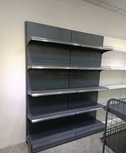 Modern Design Double-Sided Heavy Duty Supermarket Rack New Metallic <b>Shelving</b> Display Racks 5 Shelves Convenience Grocery Retail - Product Image 5