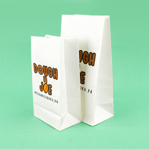Bolsa de <span class=keywords><strong>papel</strong></span> de embalaje de alimentos de panadería de <span class=keywords><strong>pan</strong></span> a prueba de grasa personalizada con logotipo impreso - Product Image 6